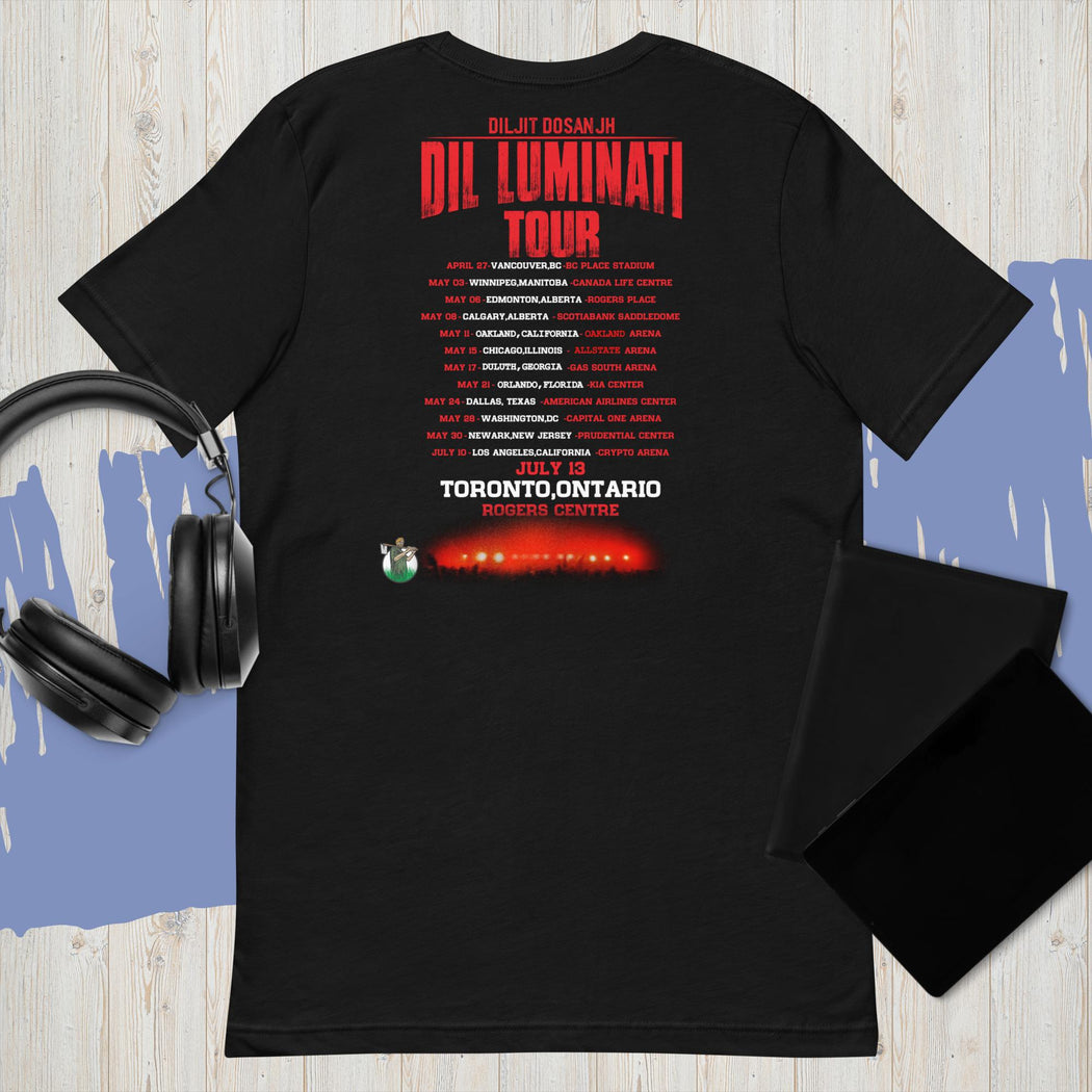 Punjabi Agaye Oye - Dil-Luminati Tour Exclusive T-Shirt by Pindlife - PindLife