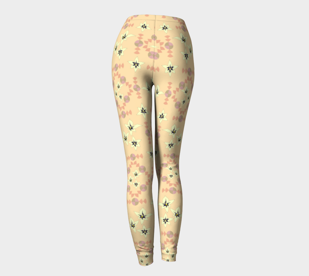 Pindlife Beige Phulkari Legging - PindLife