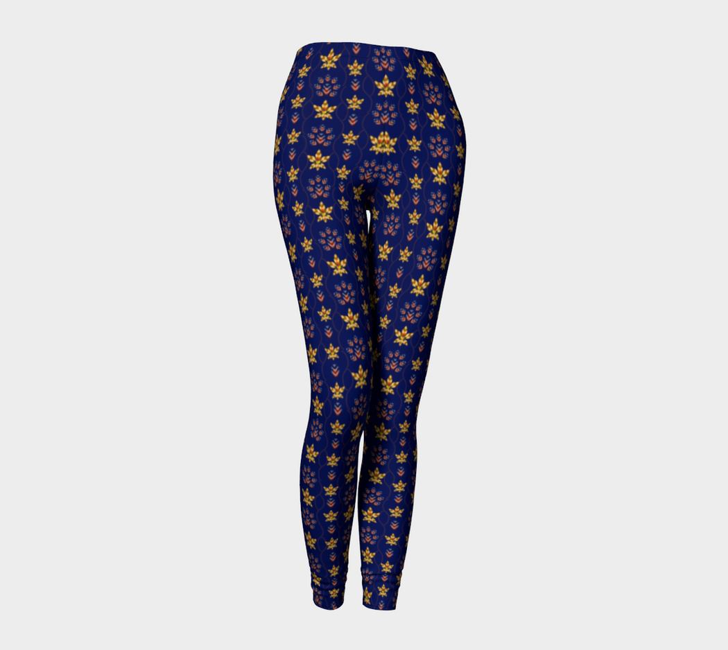 Pindlife Violet Phulkari Legging - PindLife