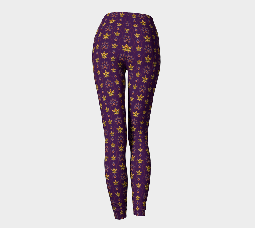 Pindlife Light Purple Phulkari Legging - PindLife