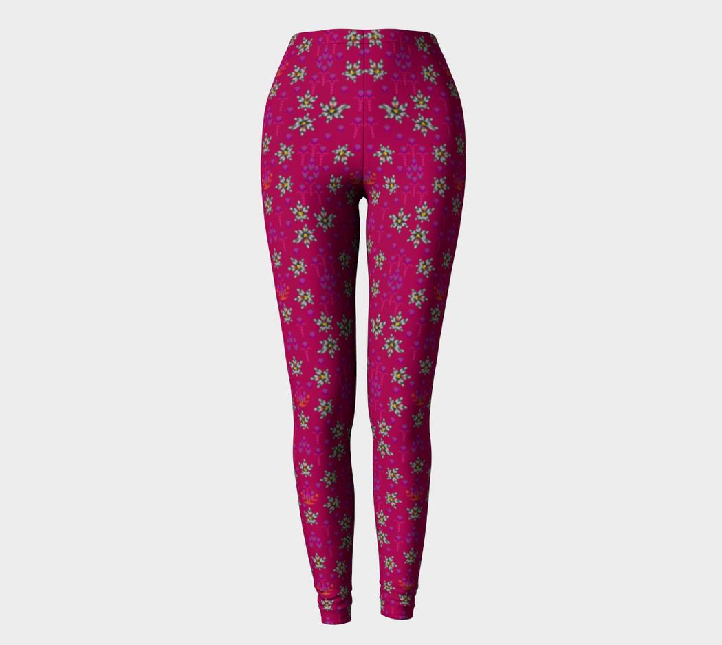 Pindlife Pink Phulkari Legging - PindLife