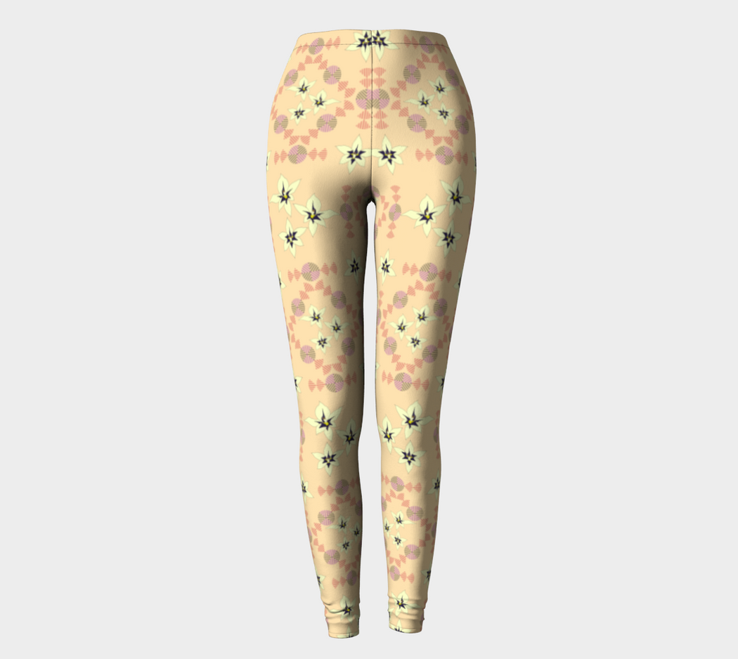 Pindlife Beige Phulkari Legging - PindLife