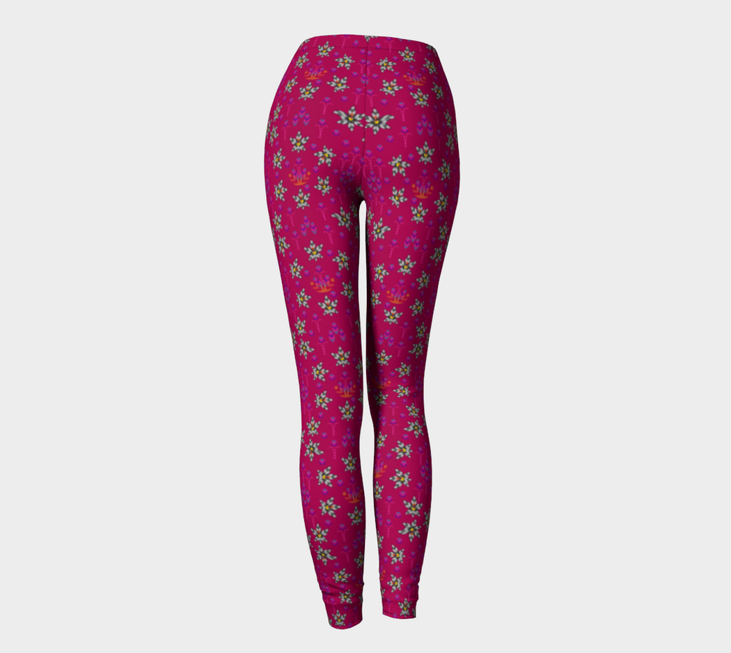 Pindlife Pink Phulkari Legging - PindLife