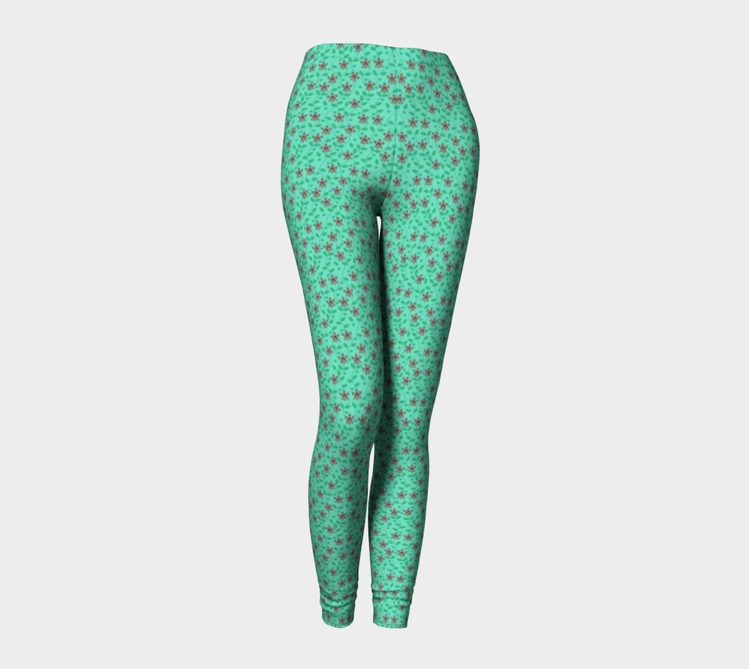 Pindlife Green Phulkari Legging - PindLife