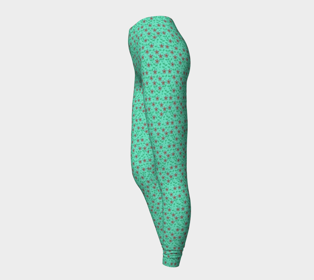 Pindlife Green Phulkari Legging - PindLife