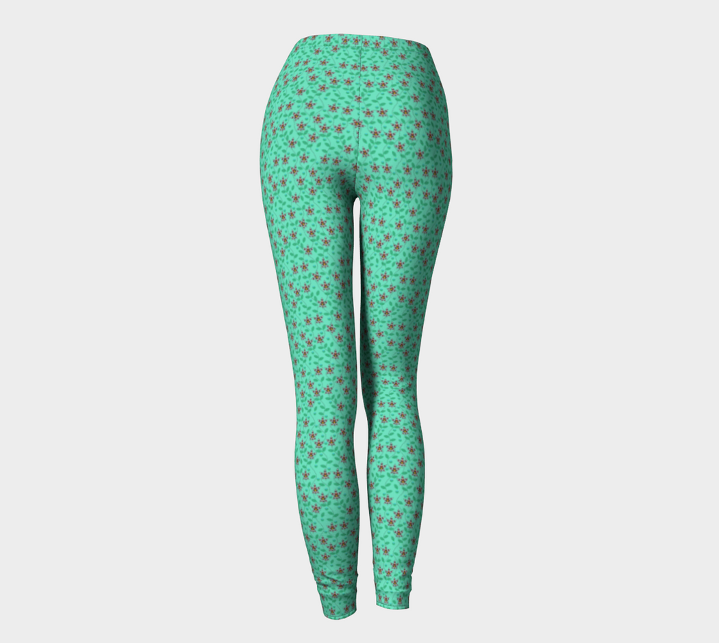 Pindlife Green Phulkari Legging - PindLife