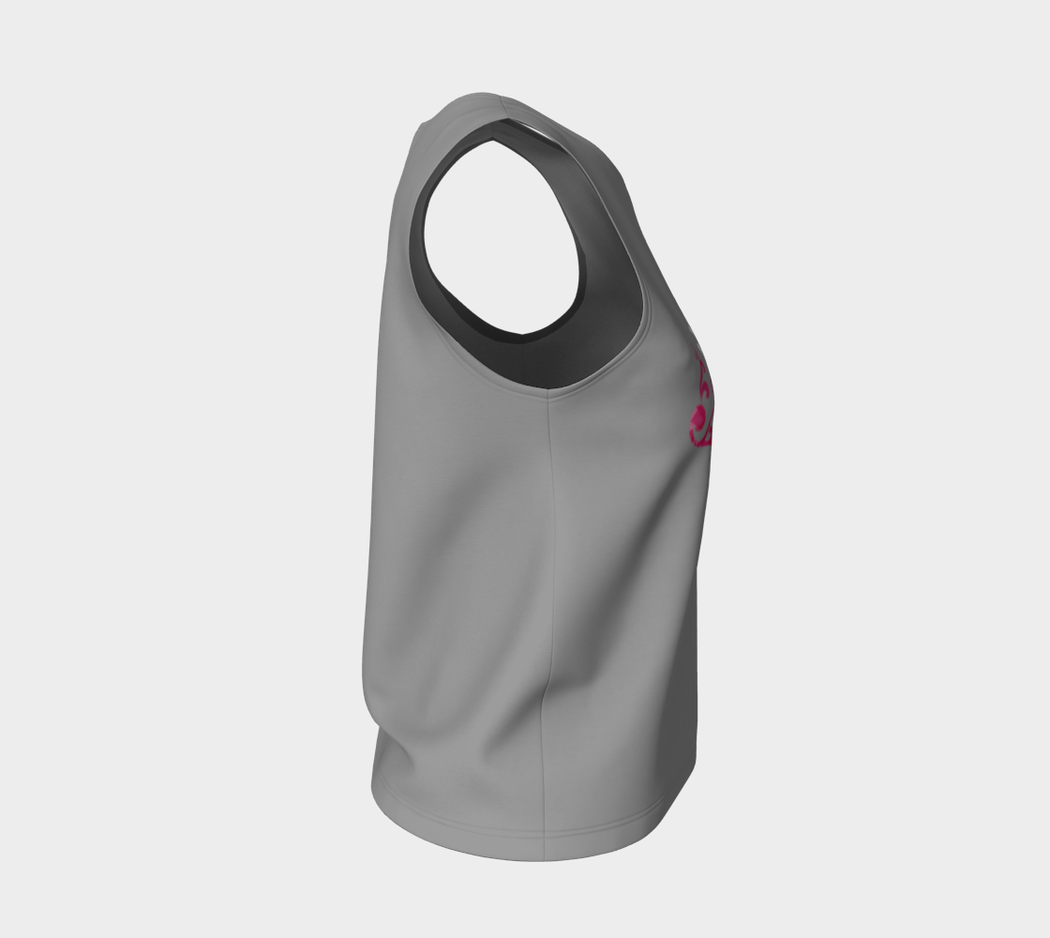 Pindlife Maple Leaf Phulkari Loose Tank Top (Regular) - PindLife