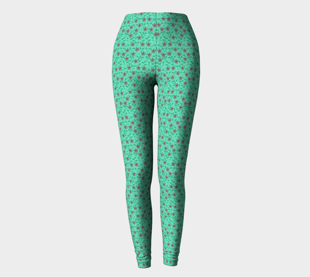 Pindlife Green Phulkari Legging - PindLife
