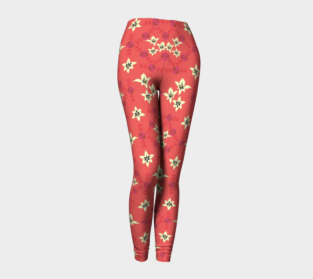 Pindlife Orange Phulkari Legging - PindLife