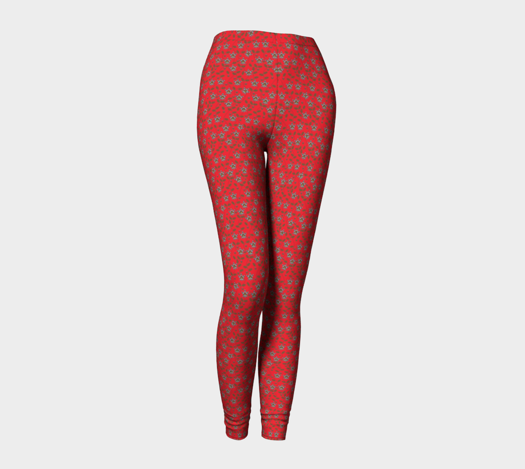 Pindlife Dark Orange Phulkari Legging - PindLife