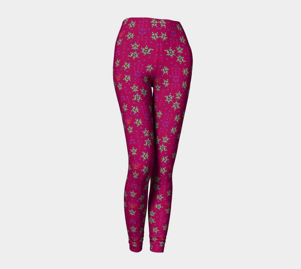 Pindlife Pink Phulkari Legging - PindLife