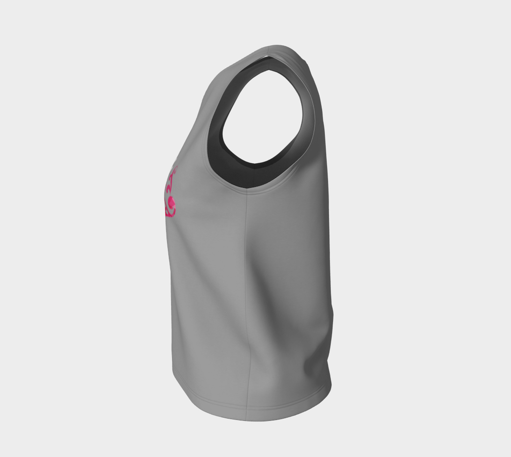 Pindlife Maple Leaf Phulkari Loose Tank Top (Regular) - PindLife