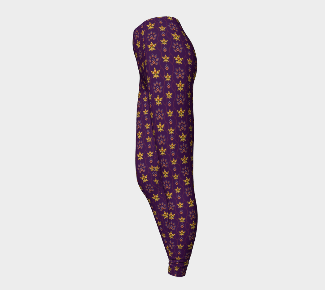 Pindlife Light Purple Phulkari Legging - PindLife