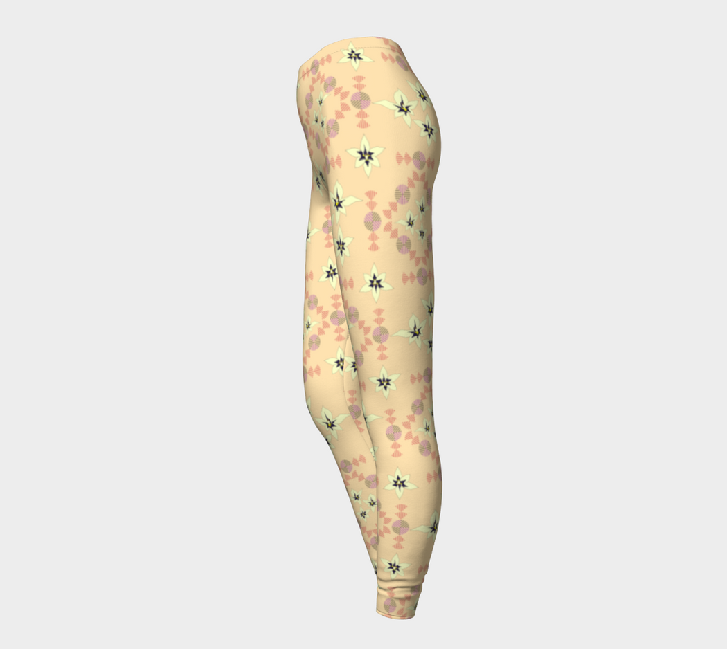 Pindlife Beige Phulkari Legging - PindLife