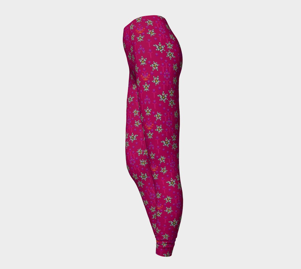Pindlife Pink Phulkari Legging - PindLife