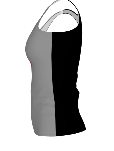 Pindlife Maple Leaf Phulkari Fitted Tank Top (Long) - PindLife