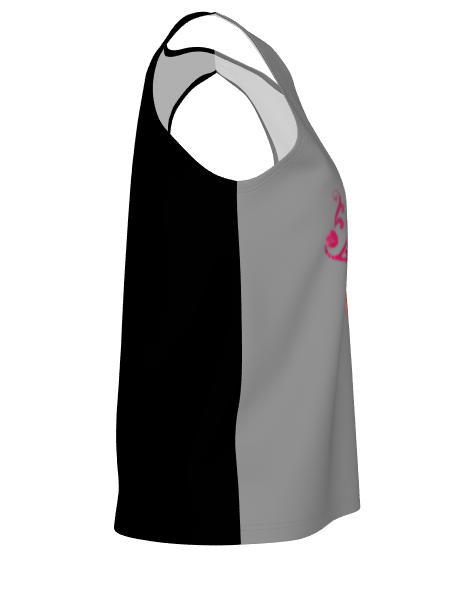 Pindlife Maple Leaf Phulkari Loose Tank Top (Regular) - PindLife