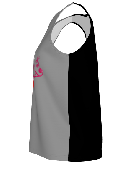 Pindlife Maple Leaf Phulkari Loose Tank Top (Long) - PindLife