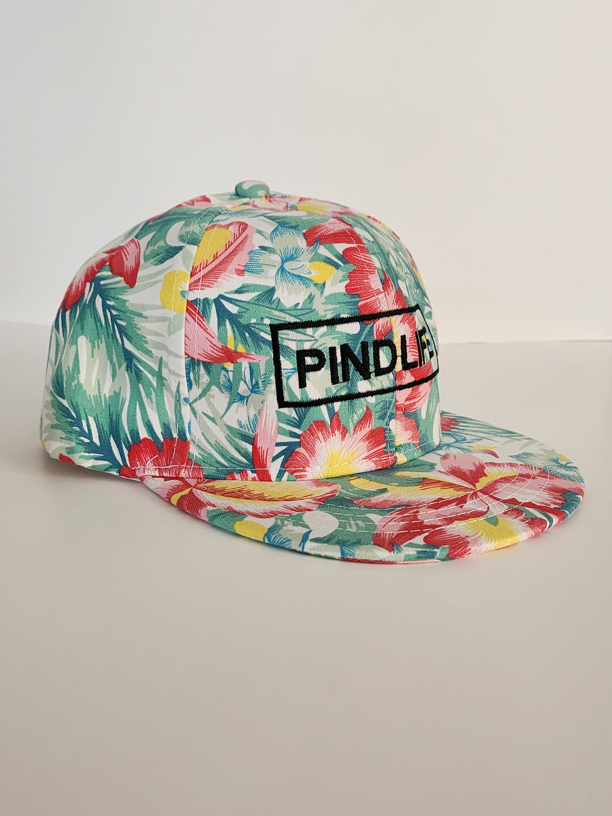 PindLife Floral Snapback Hat, Exclusive Punjabi Baseball Cap design, alternate view