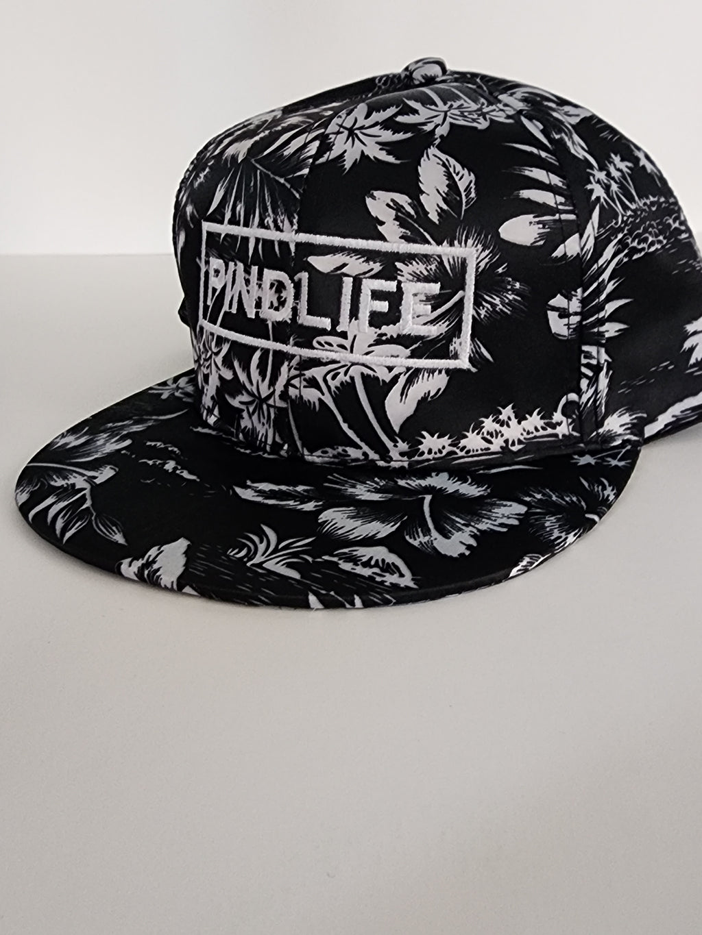 PindLife Floral Snapback Hat, Exclusive Punjabi Baseball Cap design, alternate view
