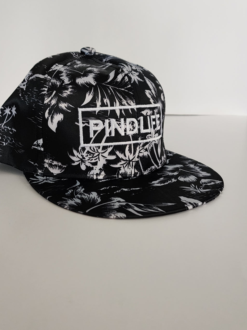 PindLife Floral Snapback Hat, Exclusive Punjabi Baseball Cap design, alternate view