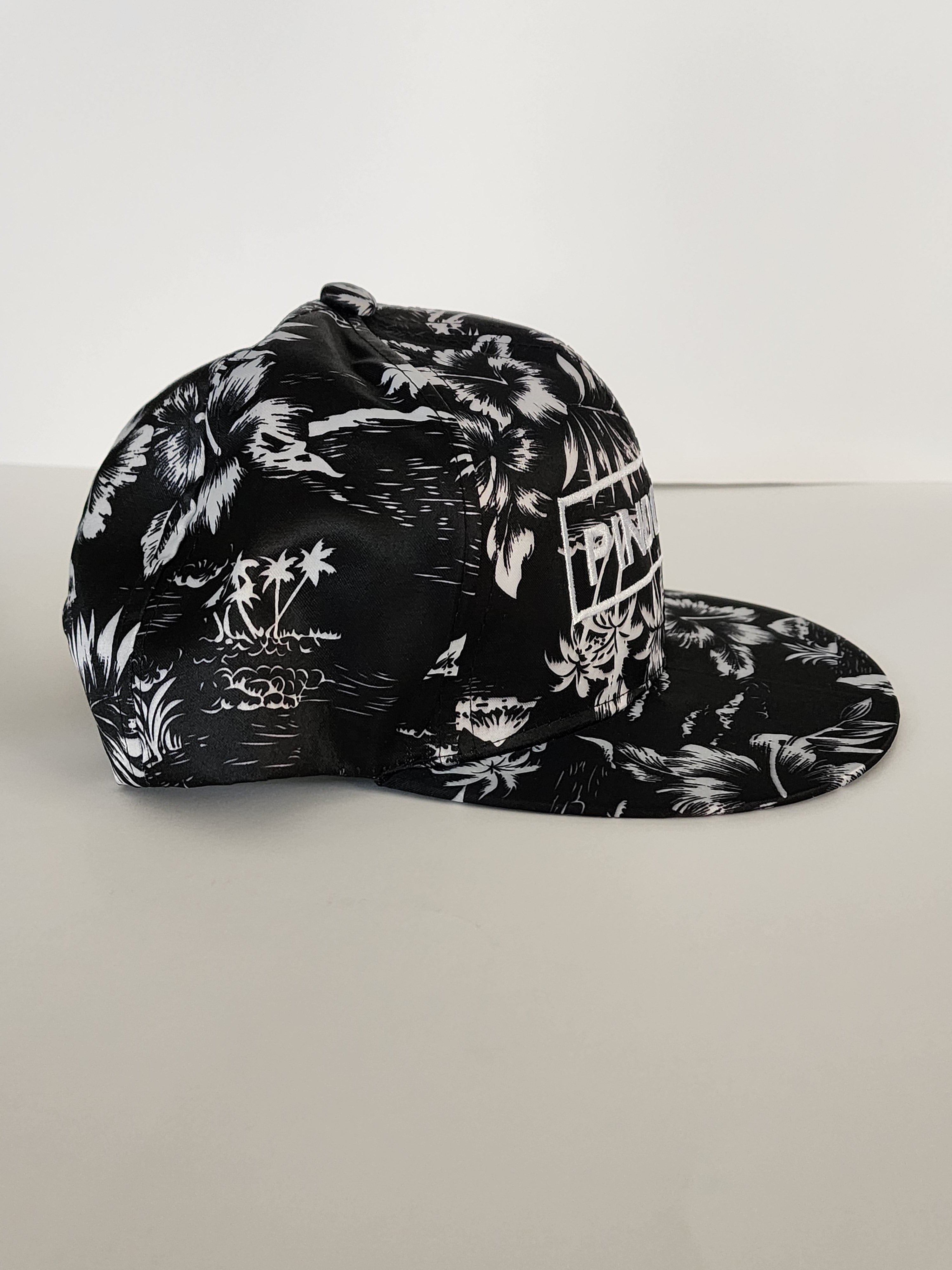 PindLife Floral Snapback Hat, Exclusive Punjabi Baseball Cap design, alternate view