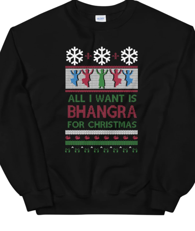 All I want is Bhangra for Christmas Ugly Sweater Pindlife