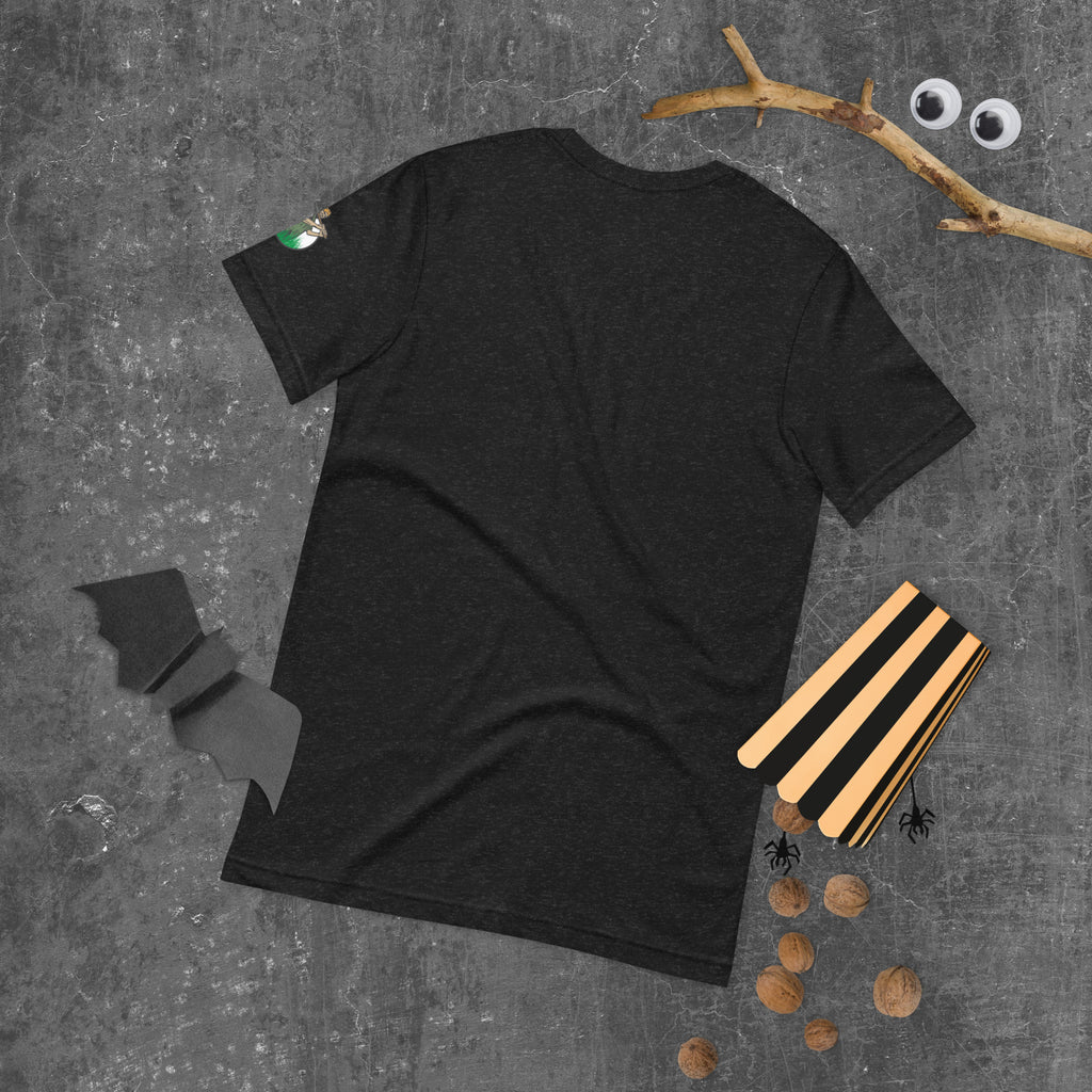 PindLife Sidhu Moosewala Tribute T-Shirt Black in black heather, back view, Punjabi Music