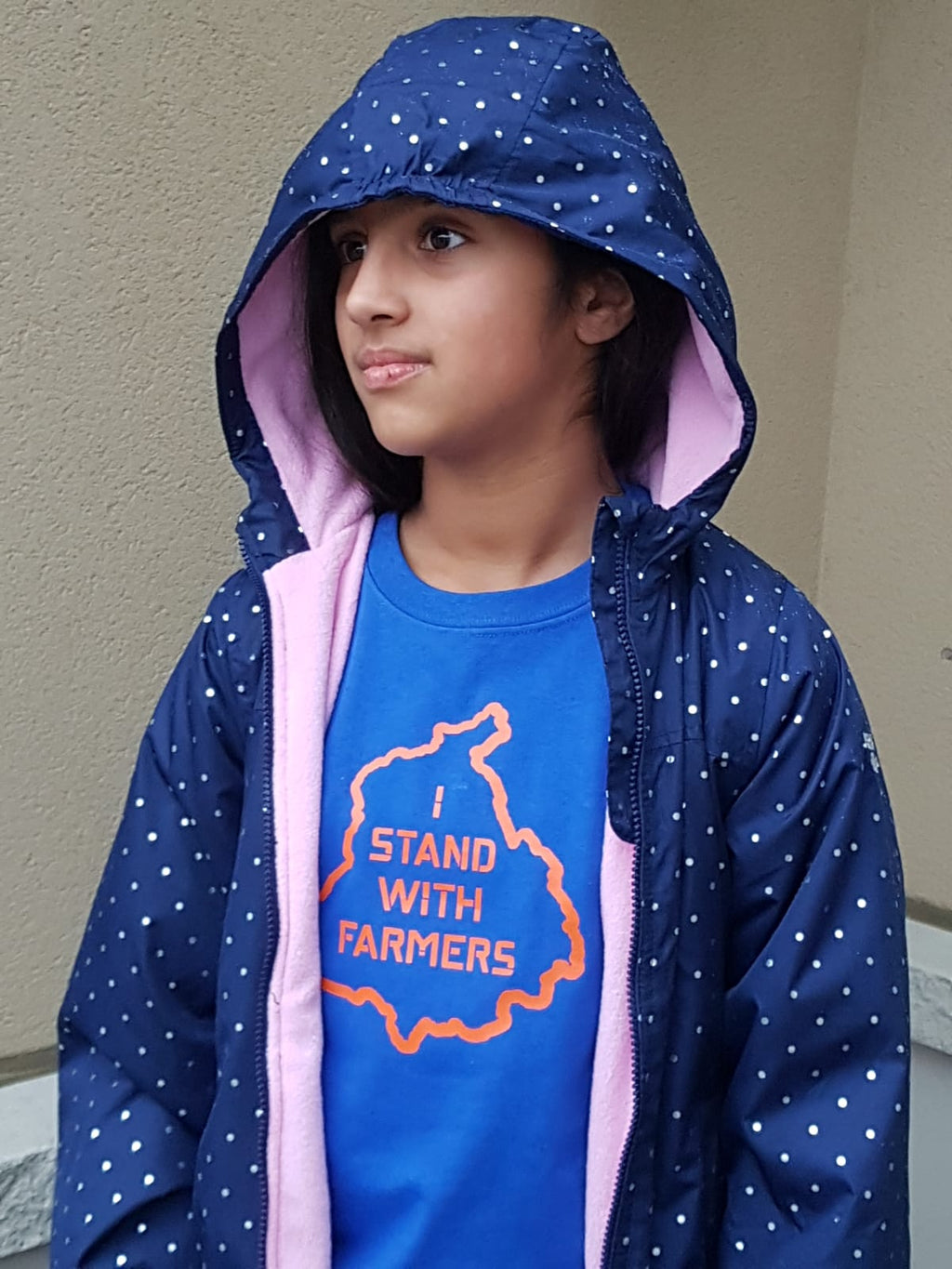 PindLife I Stand With Farmers T-Shirt, Kisaan Support Tee design, alternate view
