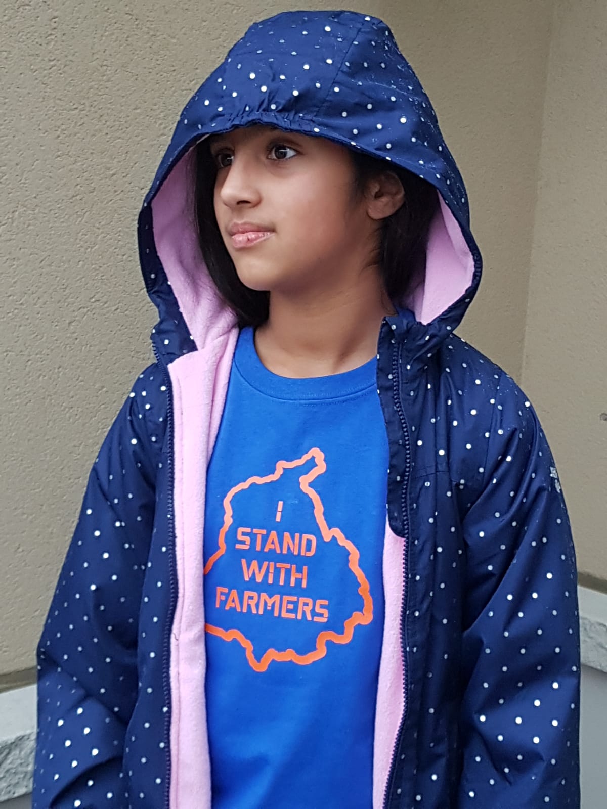 PindLife I Stand With Farmers T-Shirt, Kisaan Support Tee design, alternate view