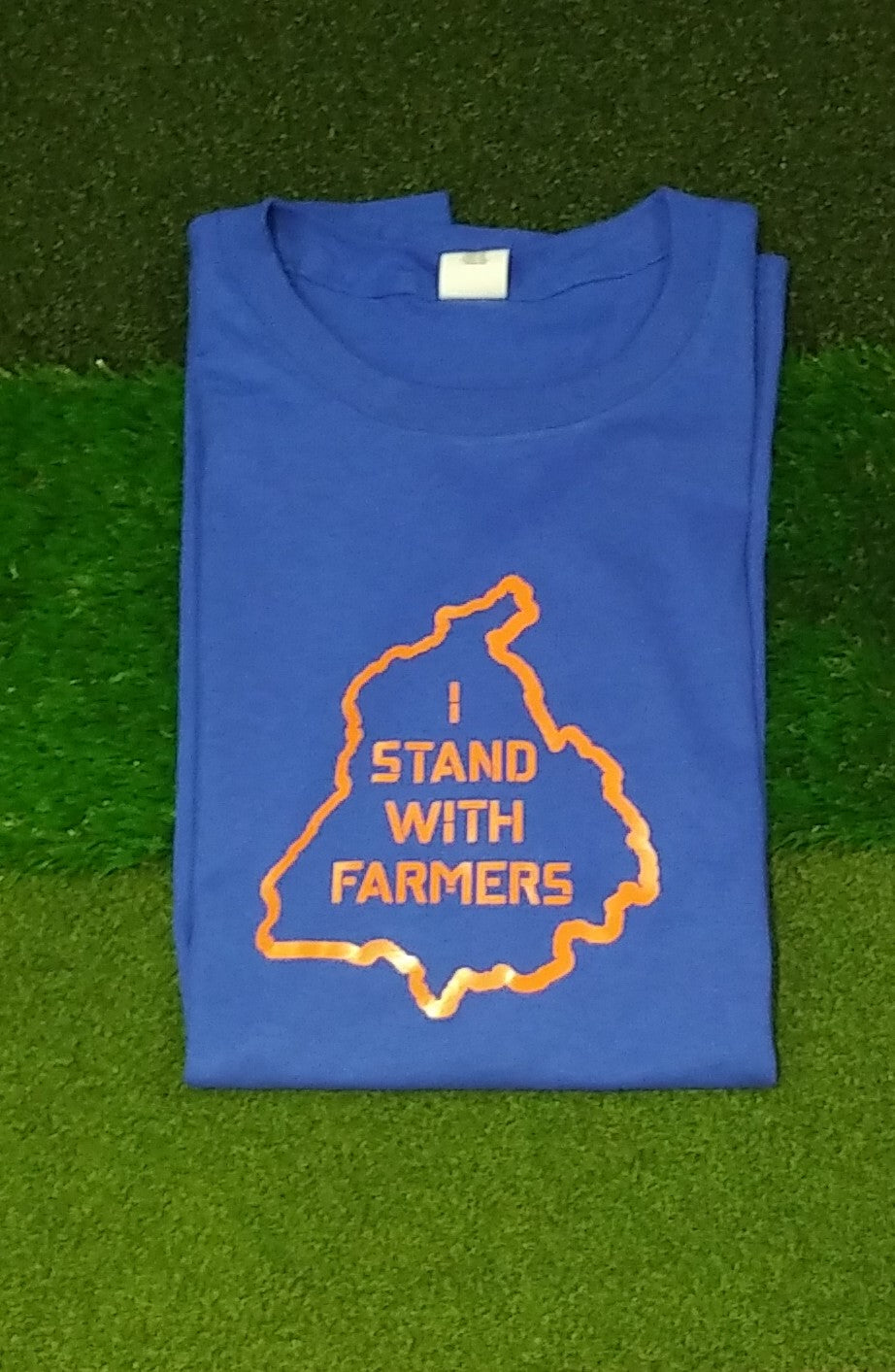 PindLife I Stand With Farmers T-Shirt, Kisaan Support Tee design, alternate view