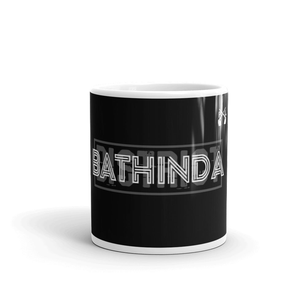 PindLife District Bathinda Mug, Malwa Punjab design, alternate view