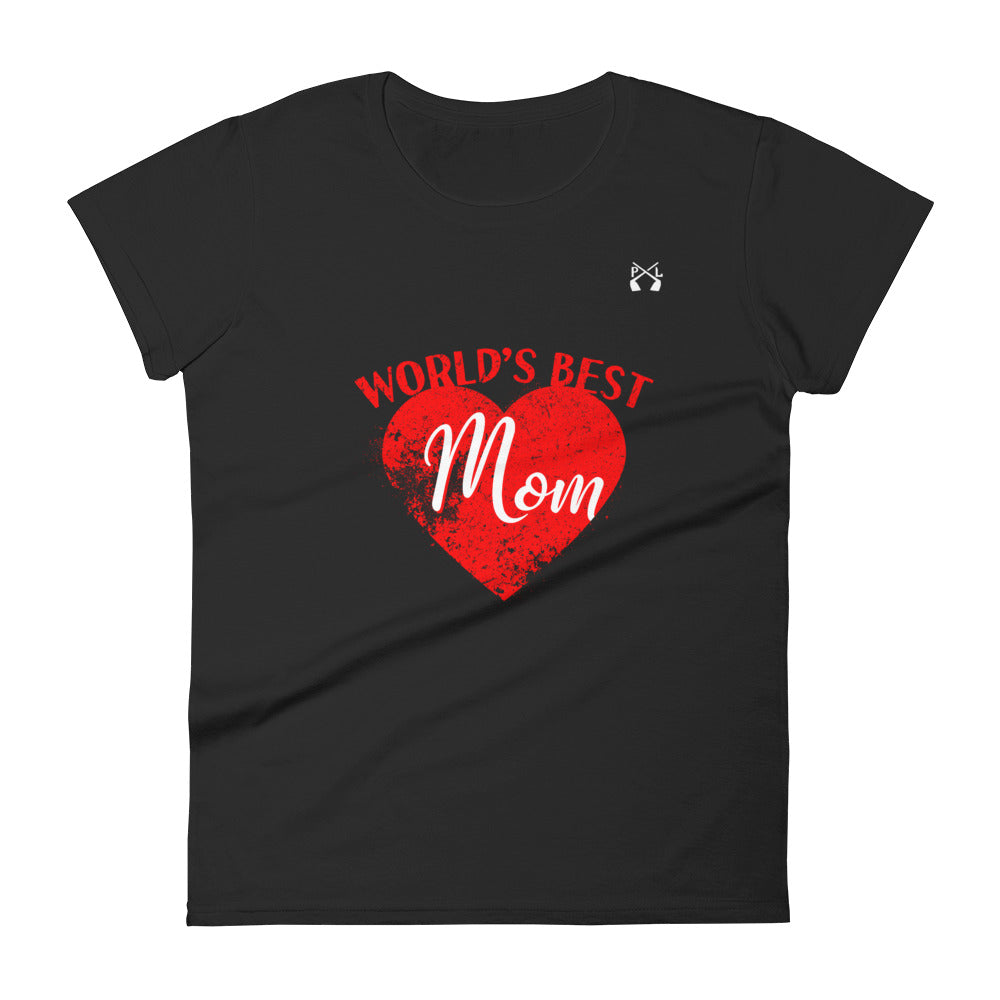 Pindlife World's Best Mom Fitted T-Shirt - PindLife