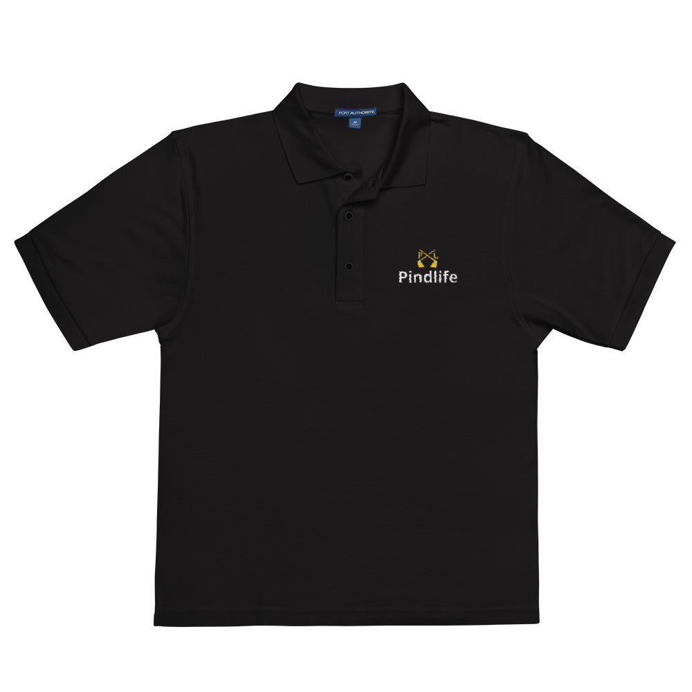 PindLife Embroidered Polo Shirt, Punjabi Smart Casual design, alternate view