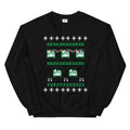 PindLife Peg On The Rocks Ugly Sweater, Punjabi Holiday Sweater design, alternate view