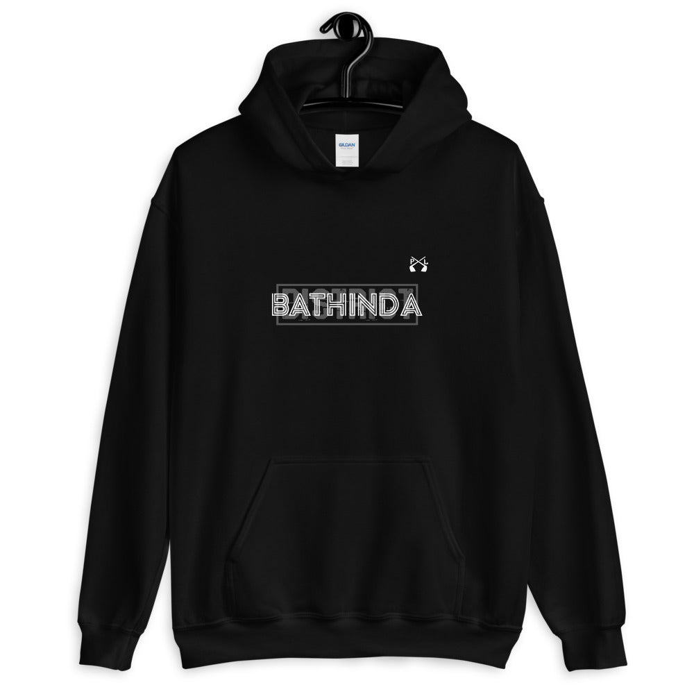 PindLife District Bathinda Hoodie, Malwa Punjab design, alternate view