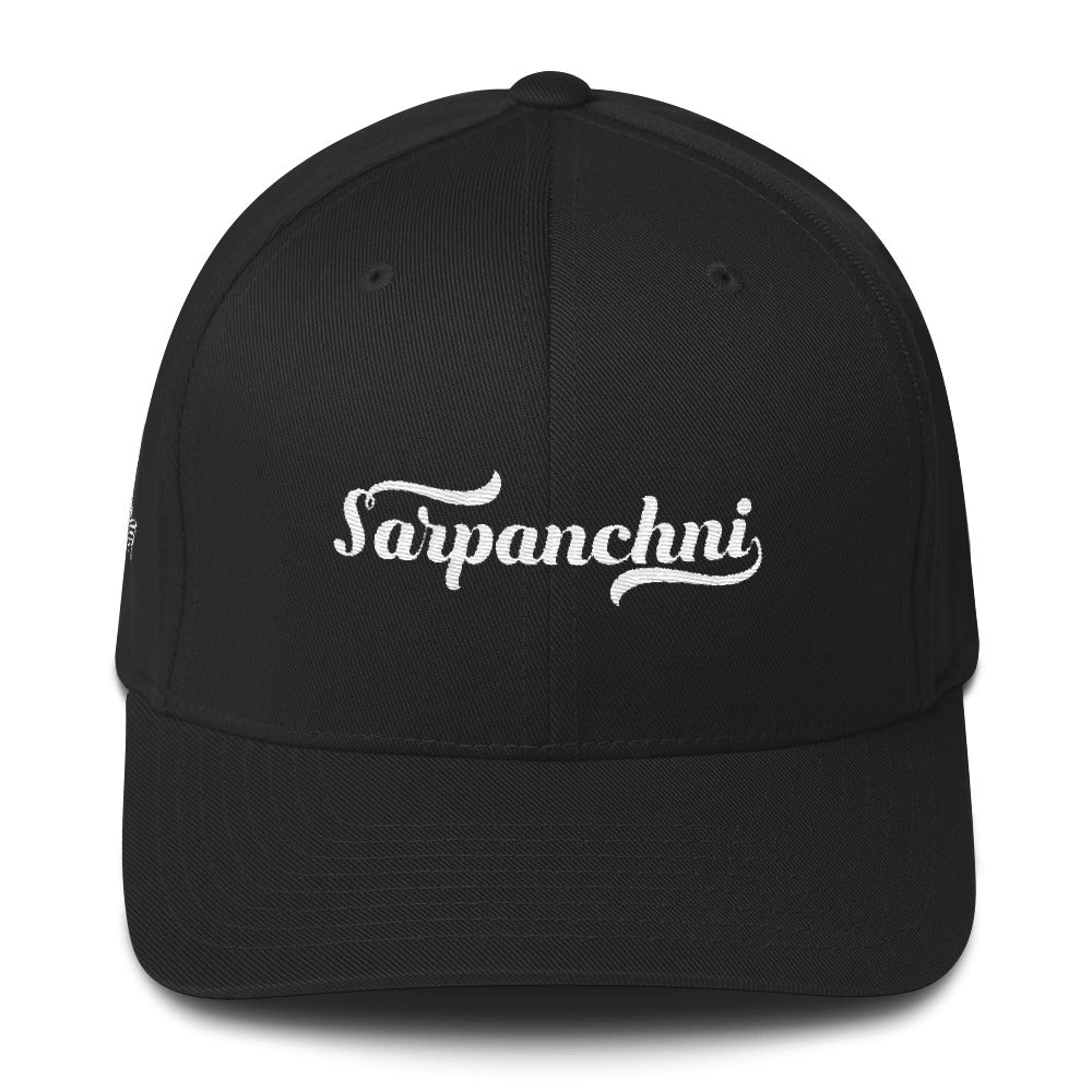 PindLife Sarpanchni Twill Cap, Punjabi Women's Cap design