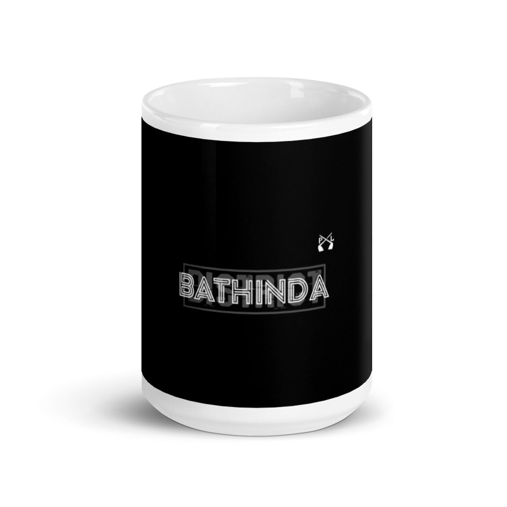 PindLife District Bathinda Mug, Malwa Punjab design, alternate view
