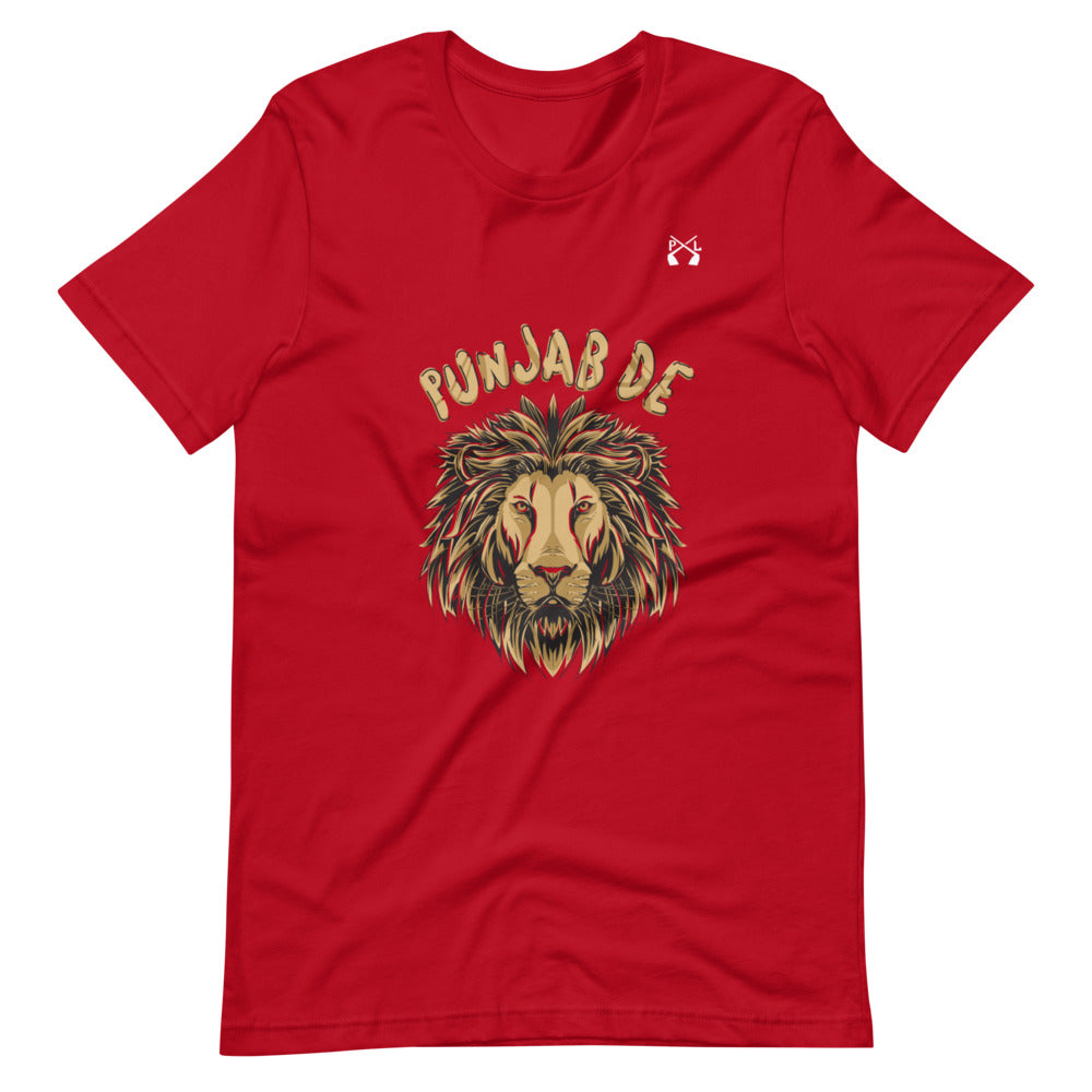 PindLife Punjab De Sher T-Shirt, Lions Of Punjab Tee design, alternate view
