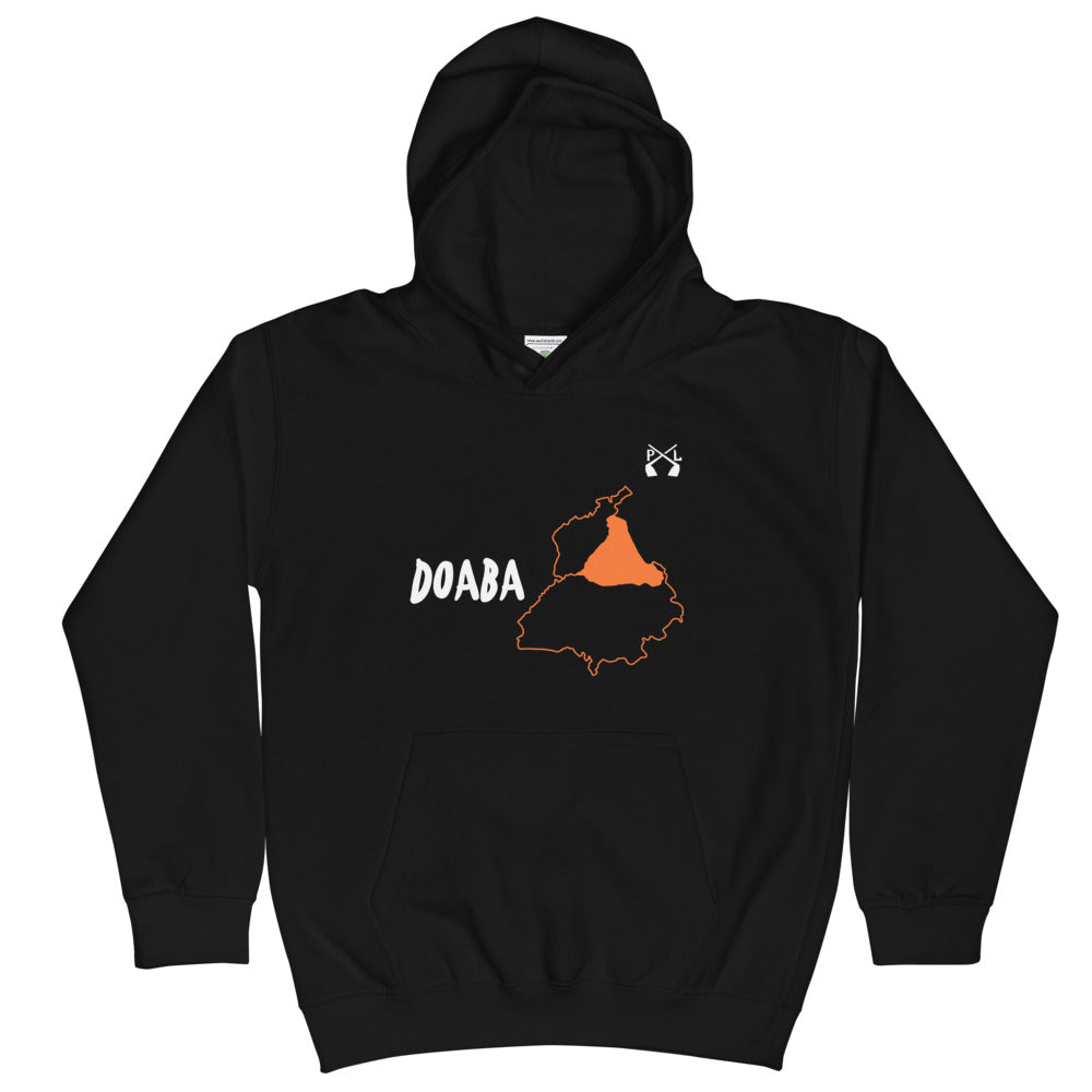 PindLife Doaba Kids Hoodie, Punjab Region design
