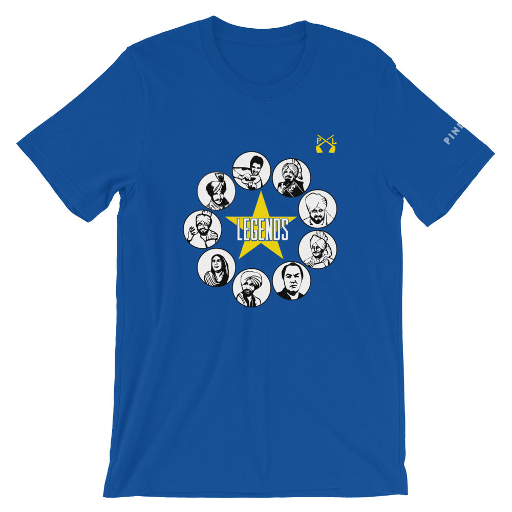 PindLife Legends T-Shirt, Punjabi Music Legends Tee design, alternate view