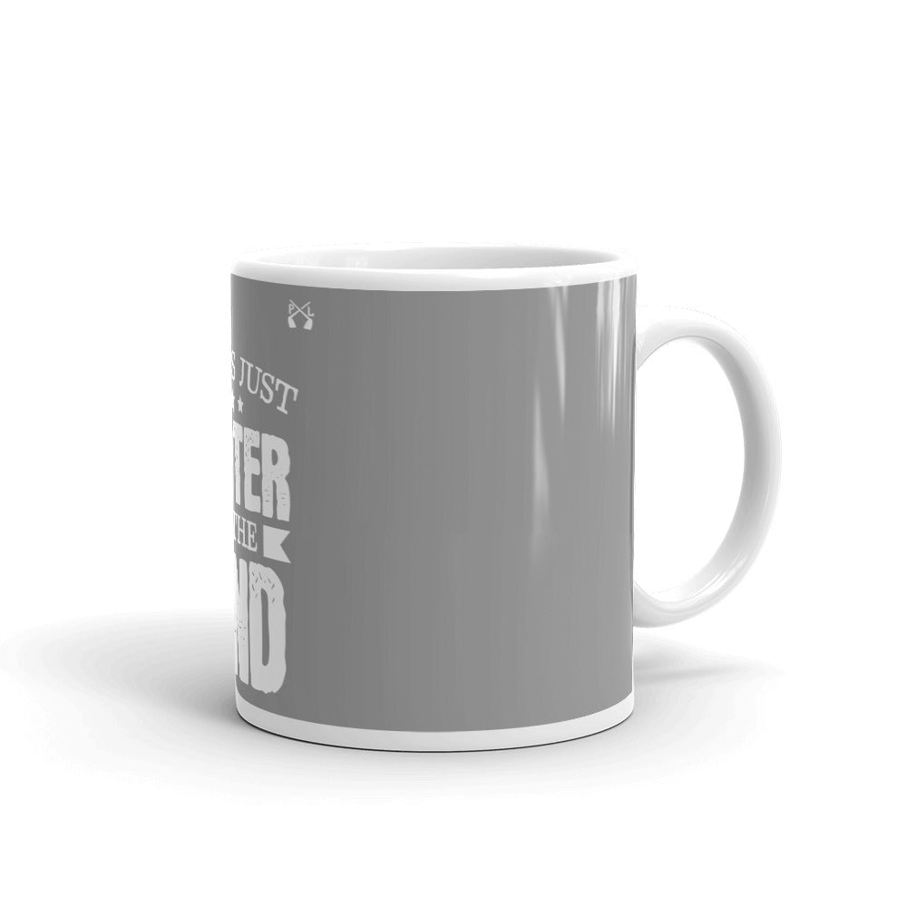PindLife Life Is Just Better In The Pind Mug, Punjabi Gift design, alternate view