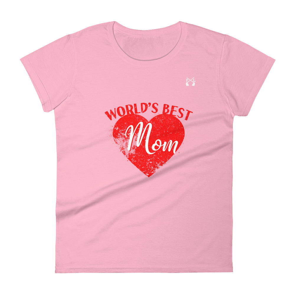 Pindlife World's Best Mom Fitted T-Shirt - PindLife