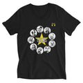 PindLife Legends V-Neck T-Shirt, Punjabi Music Tee for Women design