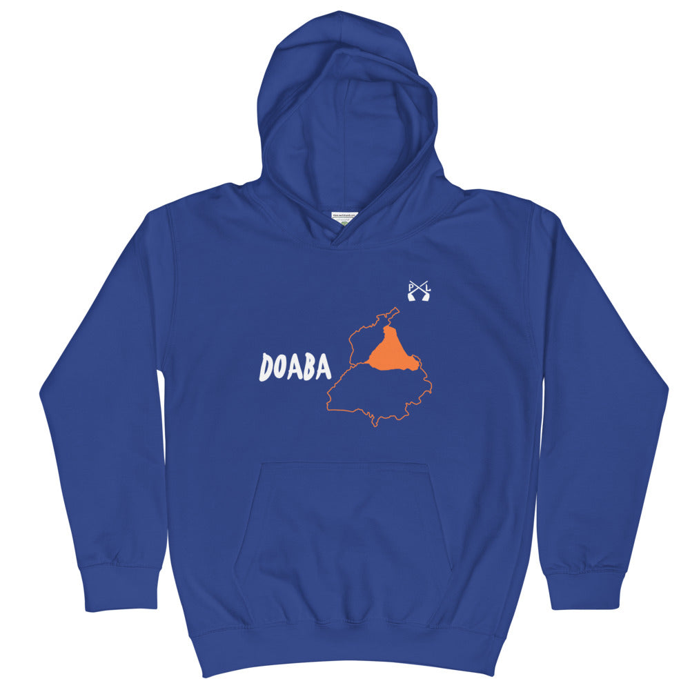 PindLife Doaba Kids Hoodie, Punjab Region design, alternate view