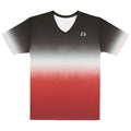 PindLife Men's Stripe T-Shirt, Black/White/Red design