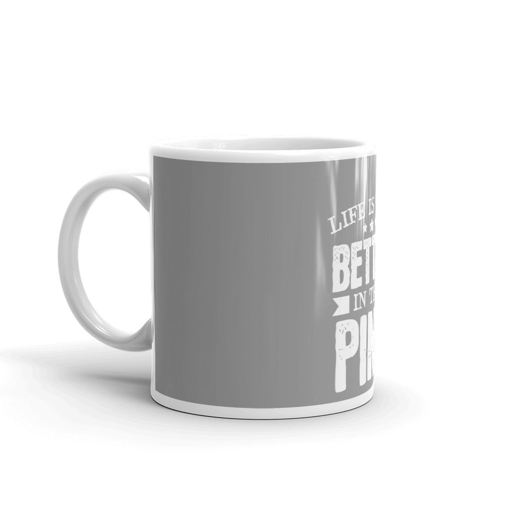 PindLife Life Is Just Better In The Pind Mug, Punjabi Gift design, alternate view