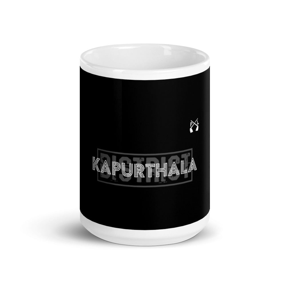 PindLife District Kapurthala Mug, Doaba Punjab design, alternate view