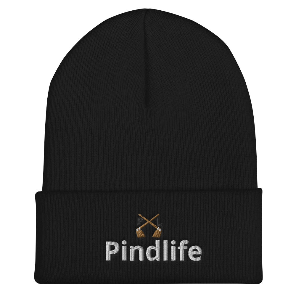 PindLife Cuffed Beanie, Punjabi Winter Toque design, alternate view
