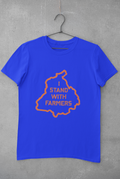 PindLife I Stand With Farmers T-Shirt, Kisaan Support Tee design